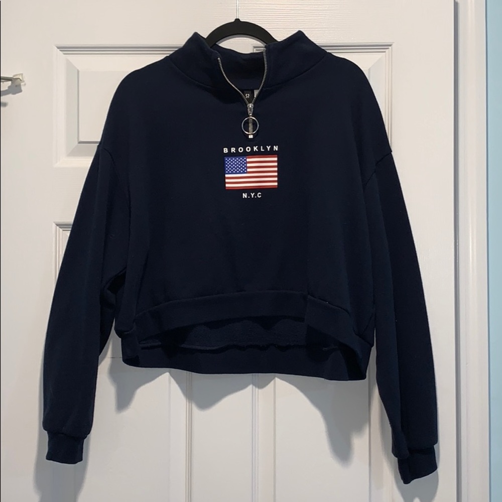 Cropped Brooklyn Sweatshirt